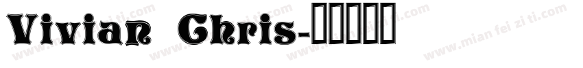 Vivian Chris字体转换